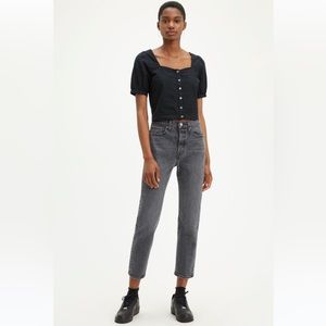 Levi’s Cropped Wedgie Straight Jeans